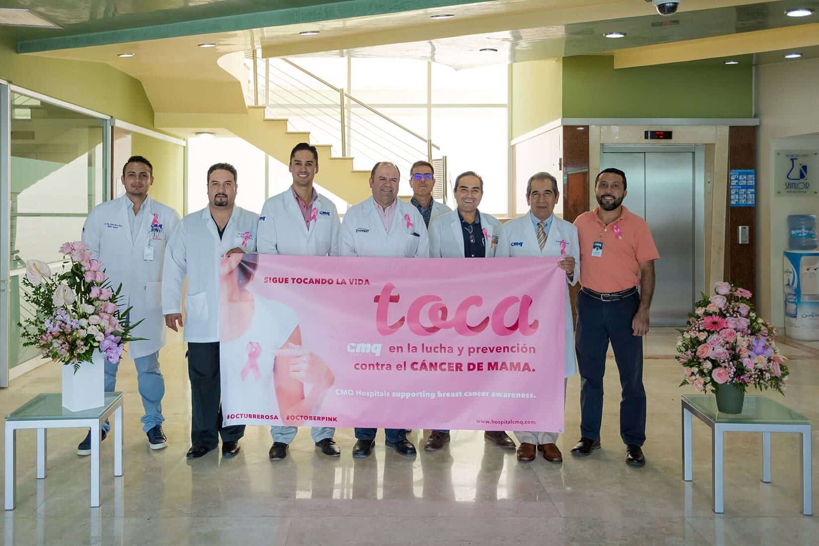 Hospitals CMQ in Puerto Vallarta & Riviera Nayarit supporting breast cancer awareness