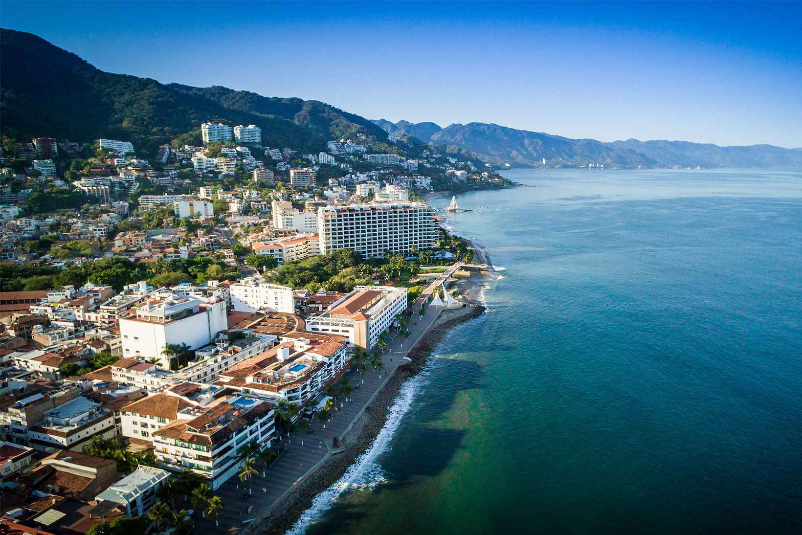 Vista aérea Puerto Vallarta